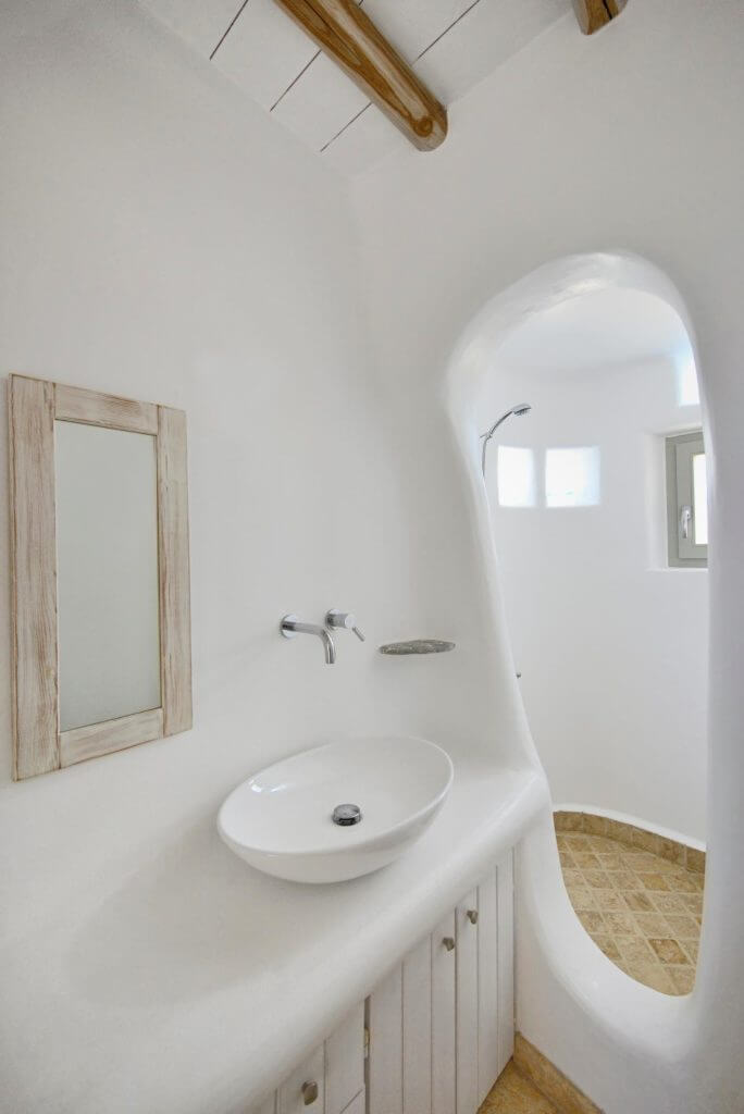 Ensuite Bathroom, Gran Kanalia Villa Mykonos