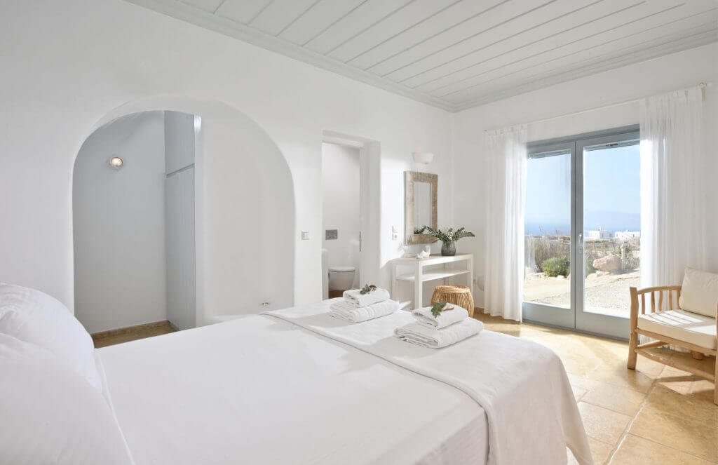 Bedroom, Gran Kanalia Villa Mykonos