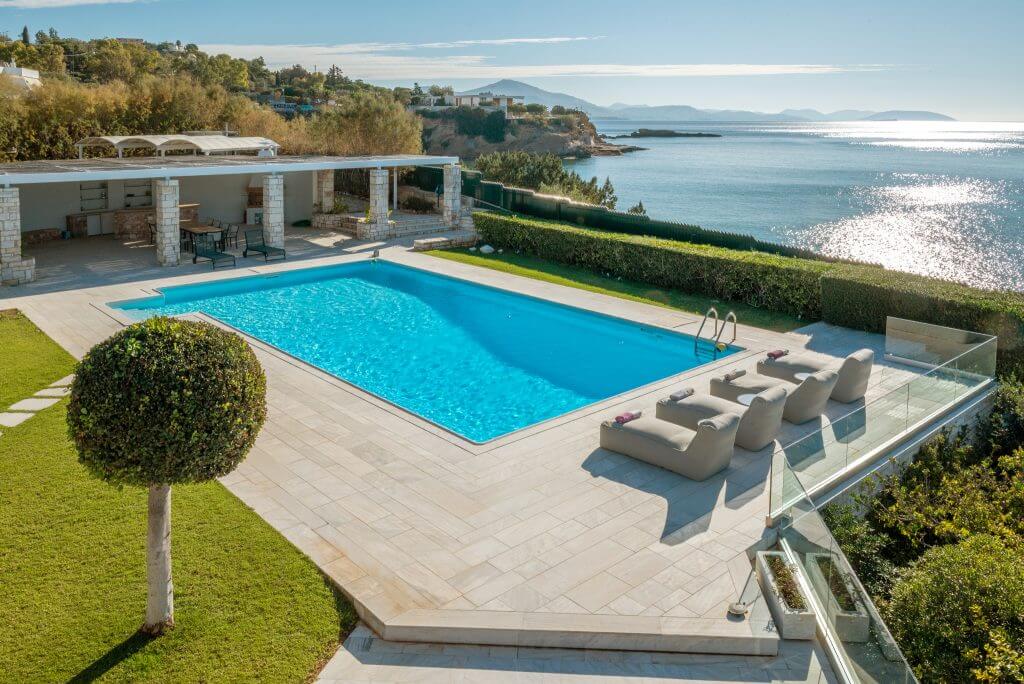 Paradise Beachfront Villa Athenian Riviera