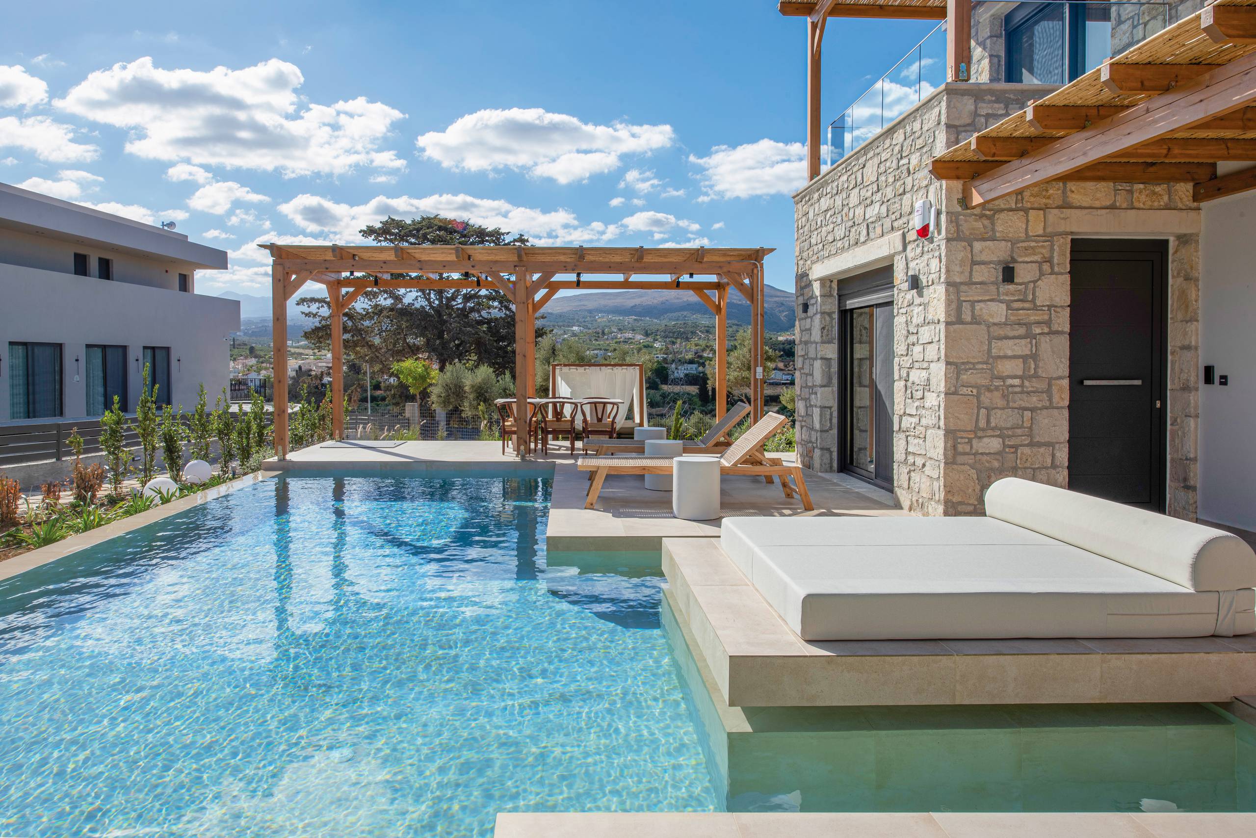 Black Olive Villa Two private pool and outdoor areas in Pigi, Rethymno, Crete